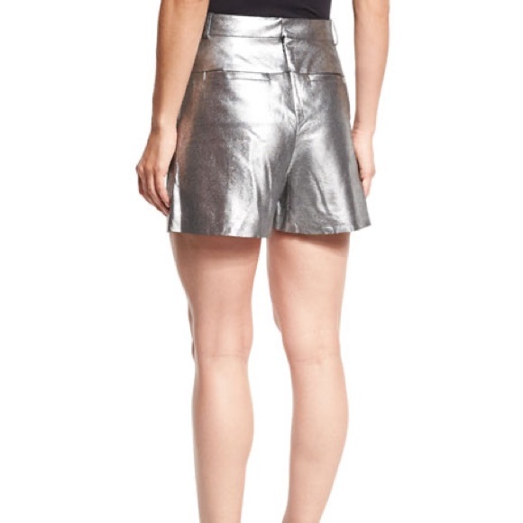 🌟 Halston Heritage Metallic Suede Shorts🌟 - Picture 3 of 9
